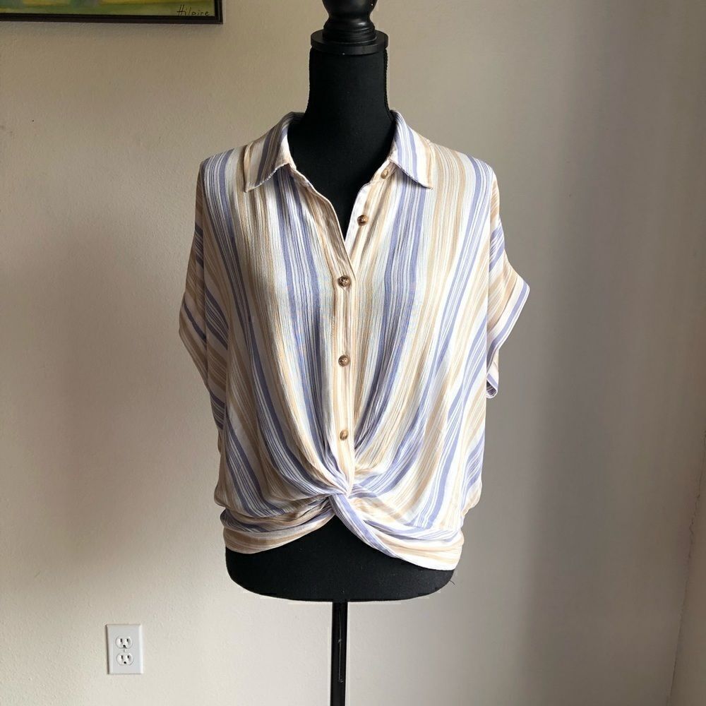 Stripes Button Up Shirt 